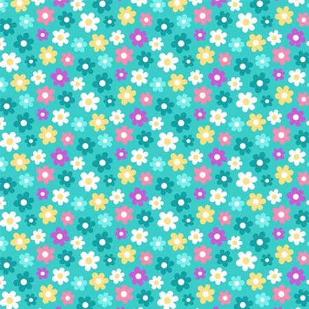 Girls of the World Flowers Aqua