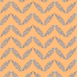 Fresh & Fab Feathered Herringbone Peach