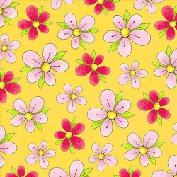 Miss Kitty's Colors Flowers Yellow