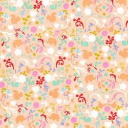 Oh Baby-Girl Charms on Peach