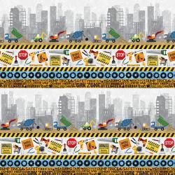 Construction Zone Picture Stripe