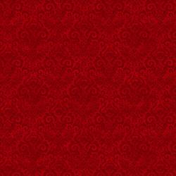 Deck the Halls Damask Red