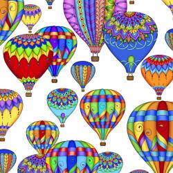 Balloon Fest Large on White