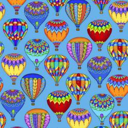 Balloon Fest Small on Blue