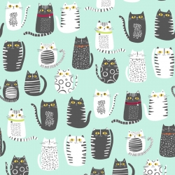 Cat Fish Cats Aqua
