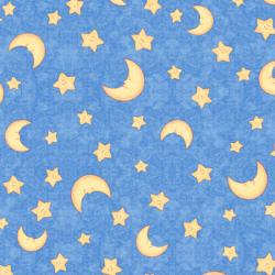 Lullaby Minky Stars Blue