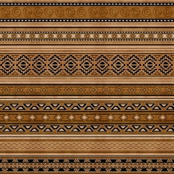 Mustang Sunset Stripe Brown