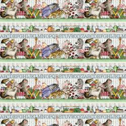 Hungry Animal Alphabet Picture Stripe