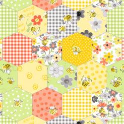 Sweet Bees Hexagons