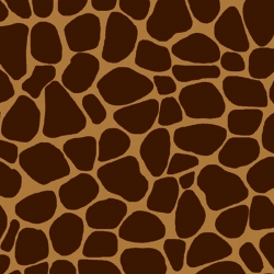 Susybee Zoe Giraffe Skin Brown