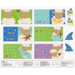 Huggable & Loveable Go To Sleepy Little Sheepy Book Panel
