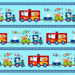 Off We Go Train Stripe