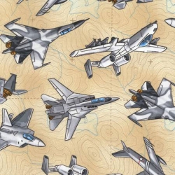 Military Planes on Tan