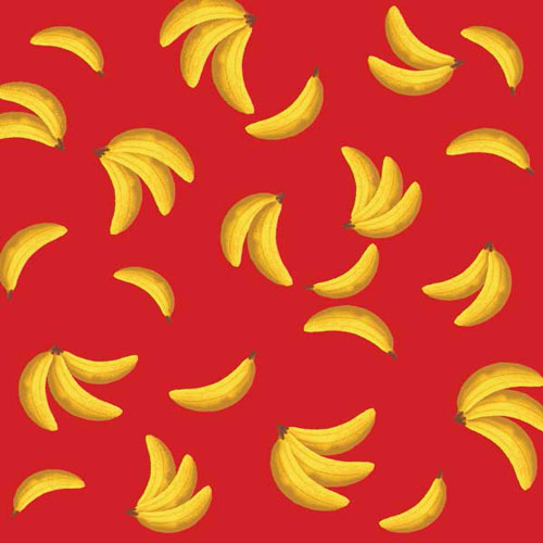 Socky Bananas on Red